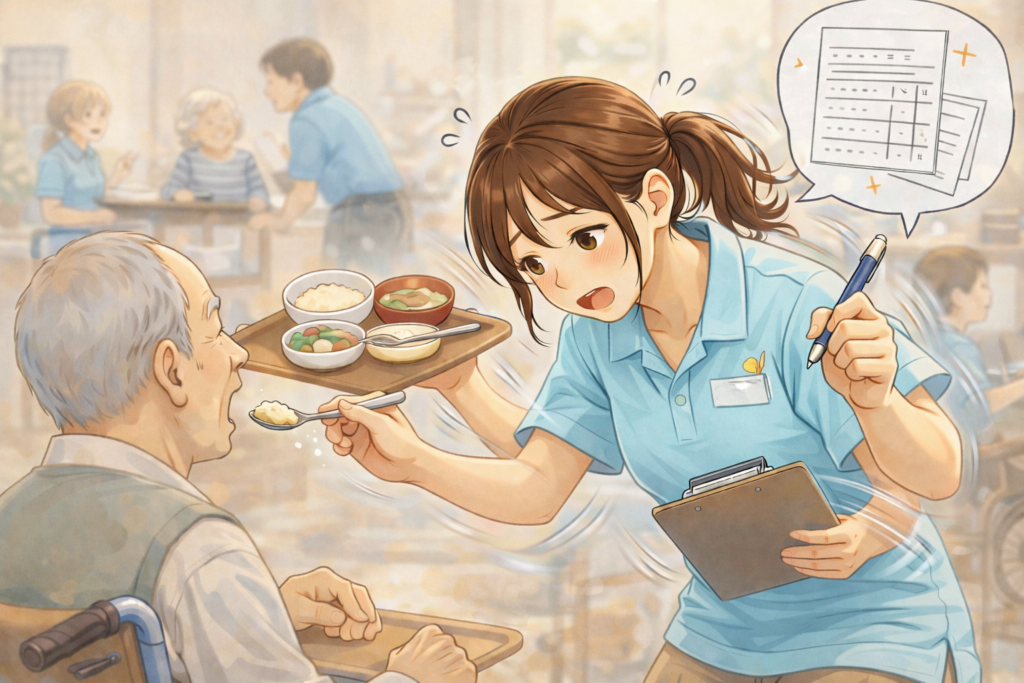 「介護職 辛い 辞めたい」過酷な業務風景