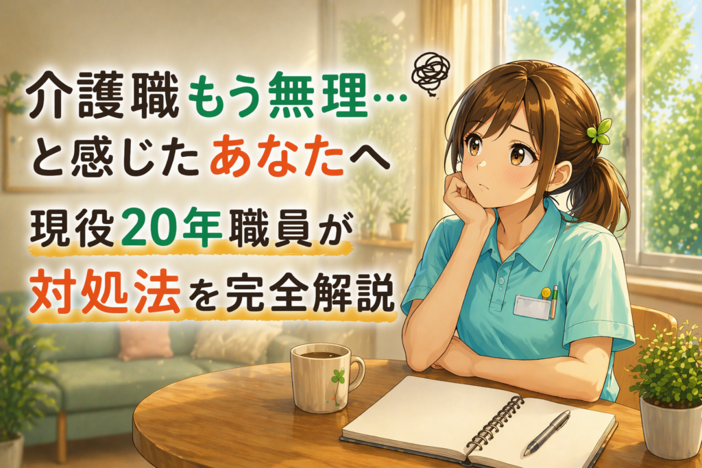介護職『よりそい』サポートブログ　KW 介護職　もう無理