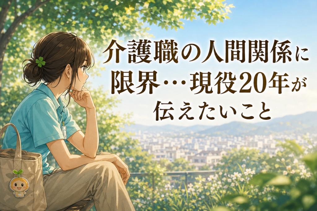 介護職　人間関係のアイキャッチ