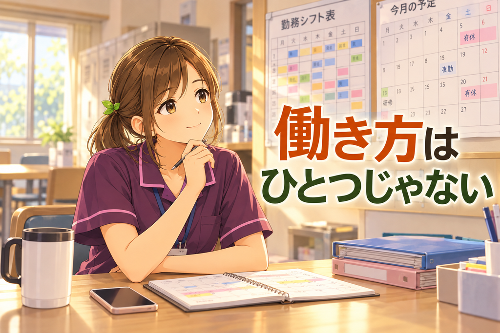 介護職辛い辞めたい　働き方はひとつじゃない