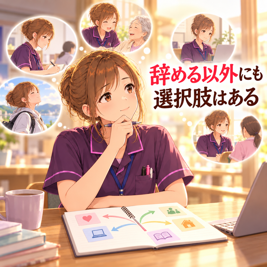 介護職を辞めたい　辞める以外の選択肢を考える介護職員