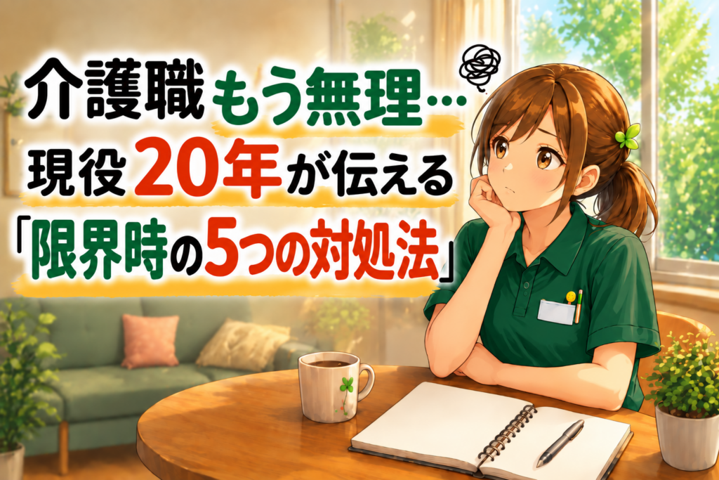 介護職もう無理のアイキャッチ画像