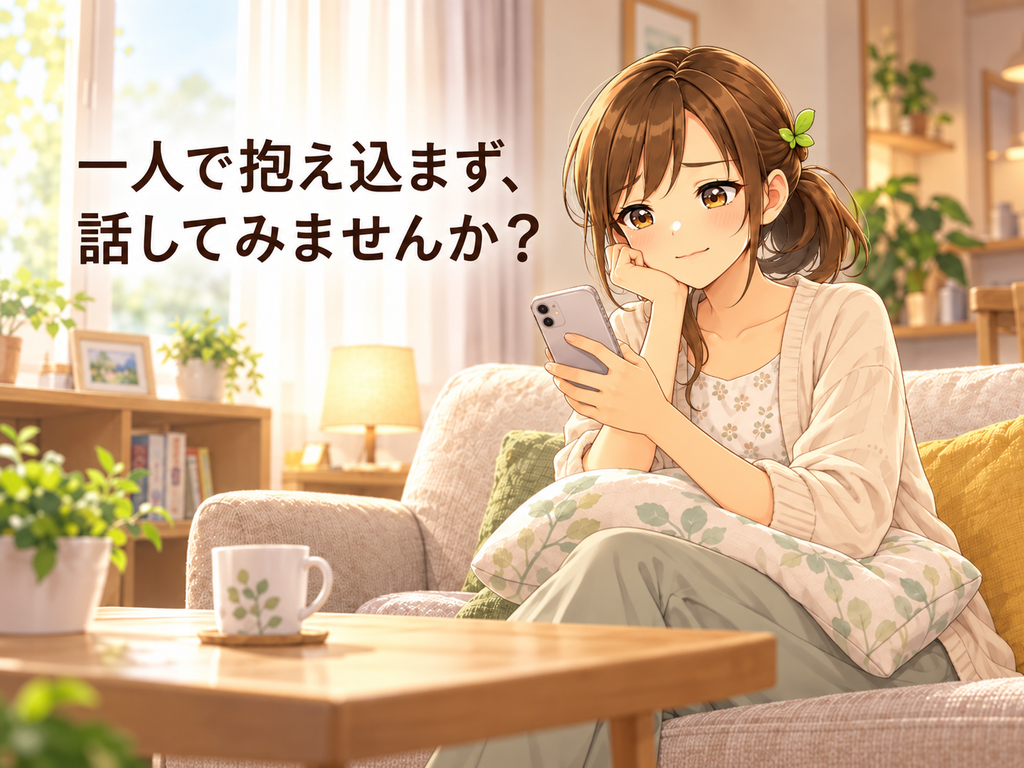 介護職　メンタル　一人で抱え込まず、話してみませんか？の画像